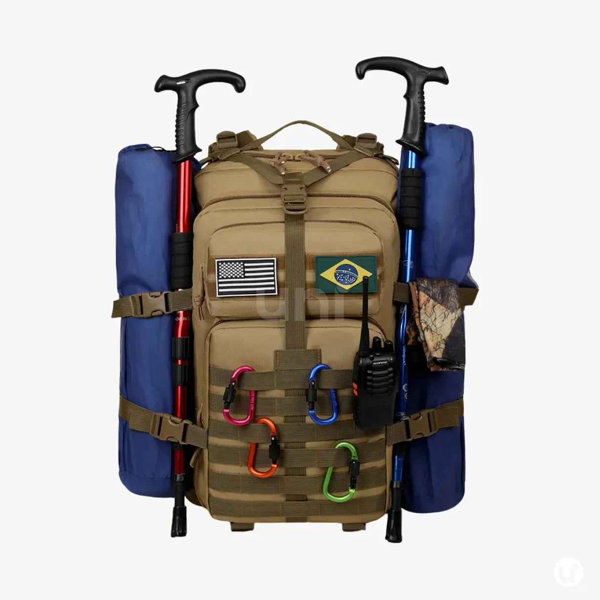 Mochila Tática 50L — Impermeável, Resistente e Estilosa Tactical Titan™ - uniescolhas