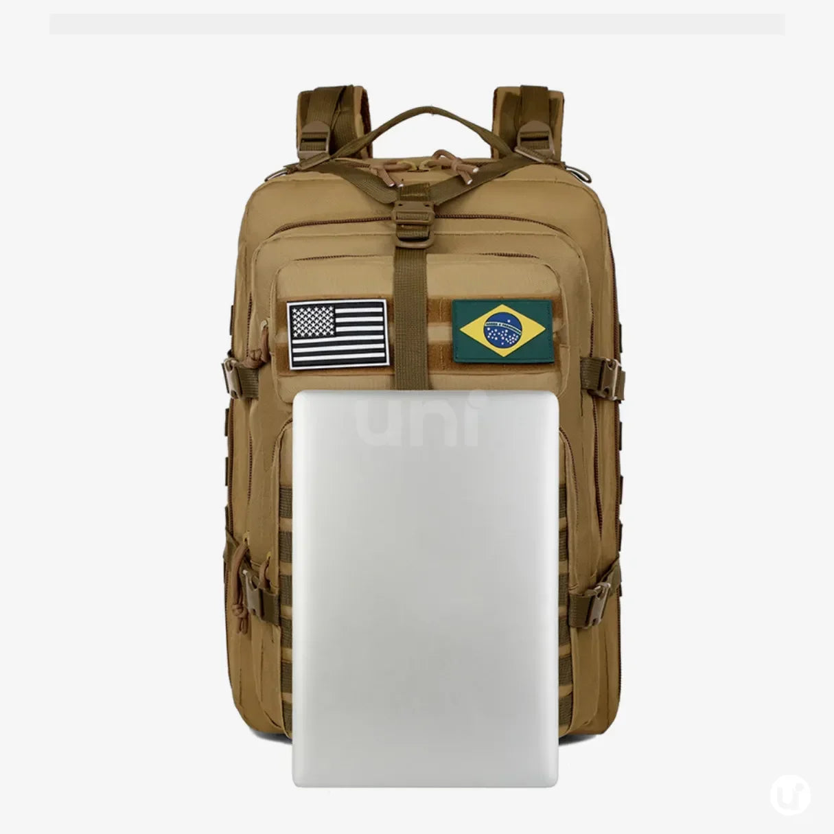 Mochila Tática 50L — Impermeável, Resistente e Estilosa Tactical Titan™ - uniescolhas
