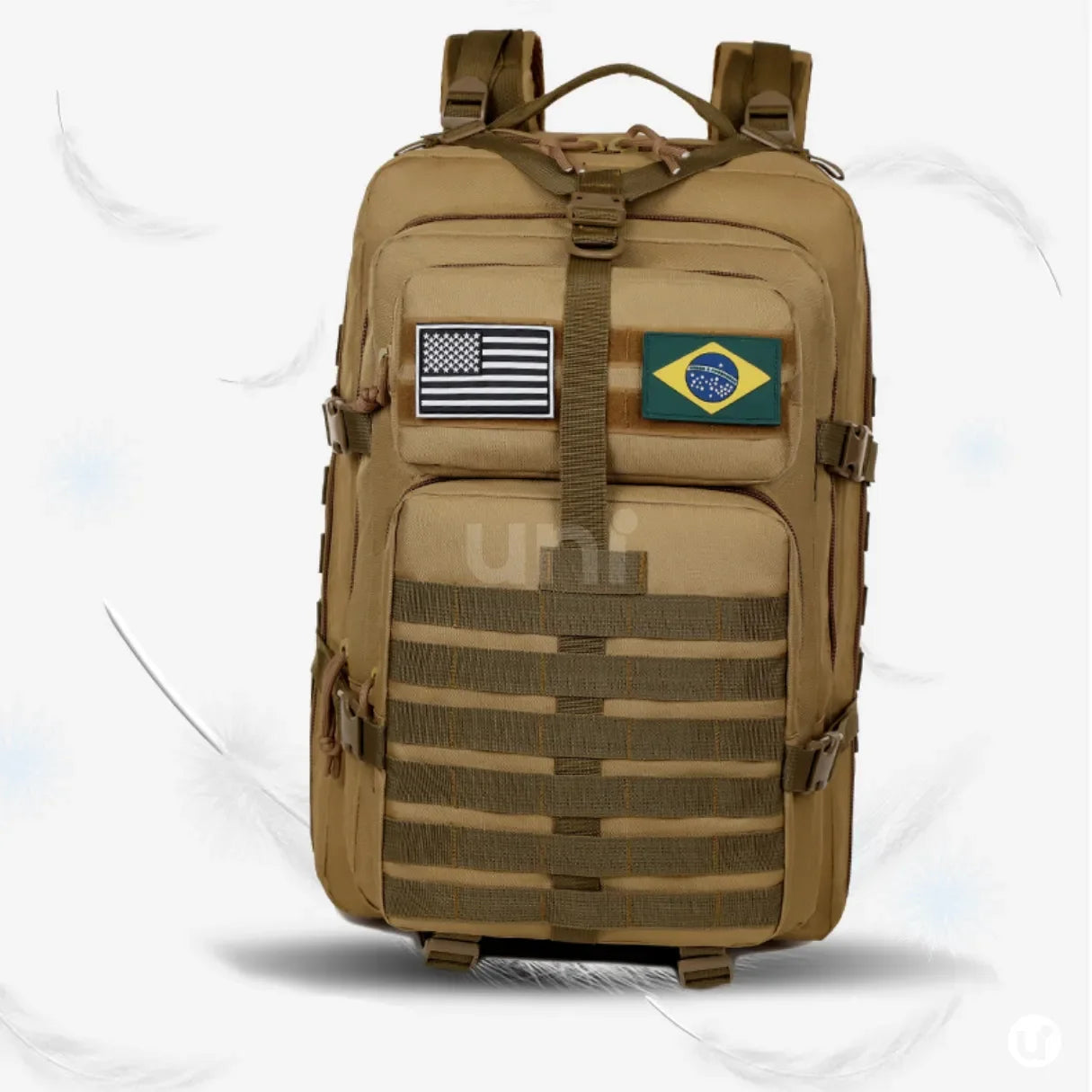 Mochila Tática 50L — Impermeável, Resistente e Estilosa Tactical Titan™ - uniescolhas