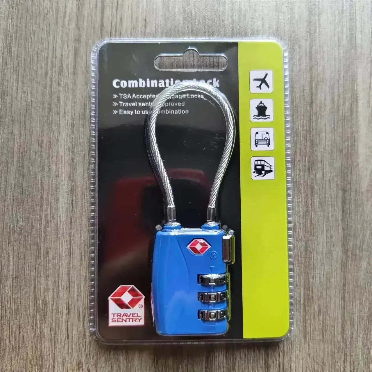 Cadeado de Viagem Cabo de Aço Resistente + Senha Personalizada ProMaster™ - uniescolhas