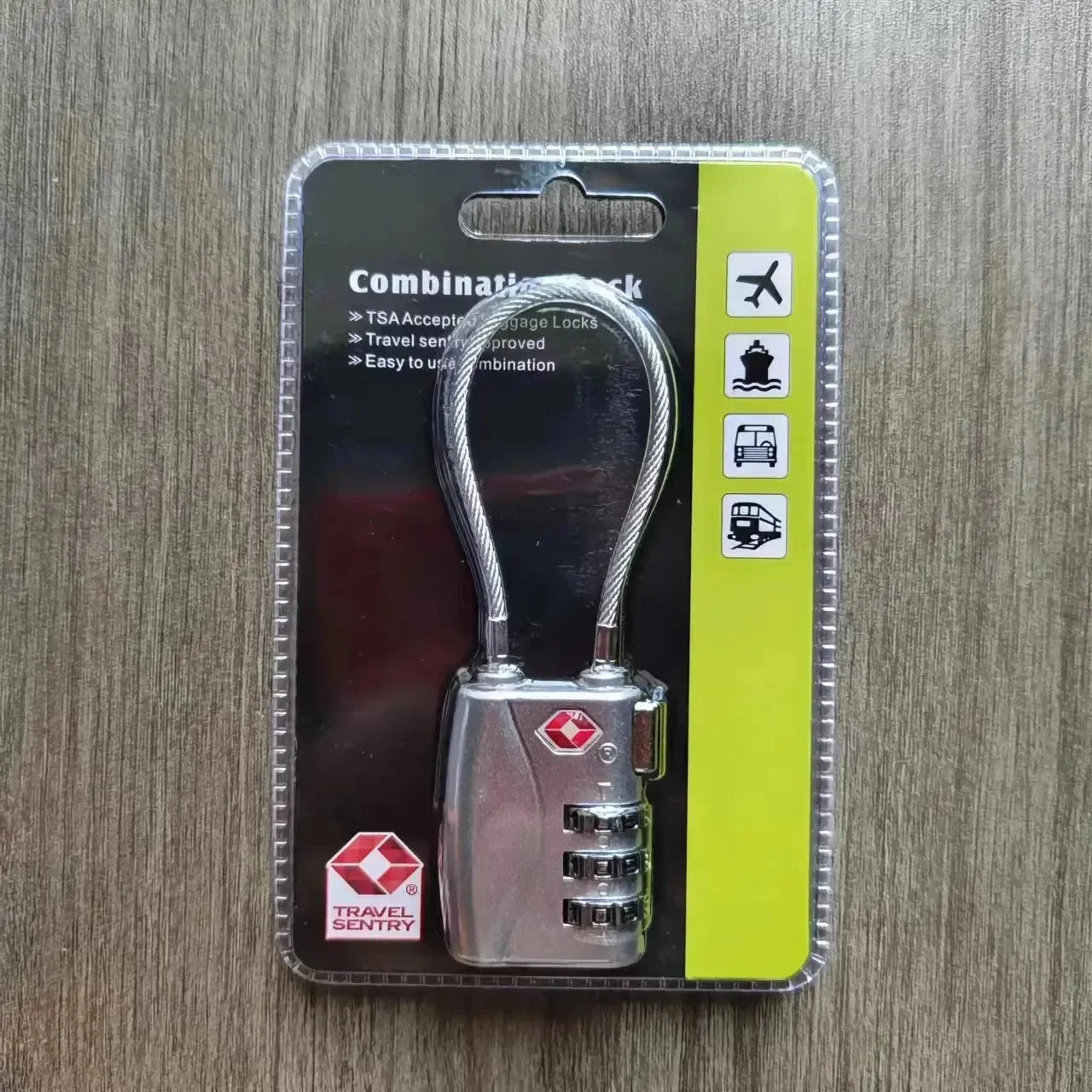 Cadeado de Viagem Cabo de Aço Resistente + Senha Personalizada ProMaster™ - uniescolhas