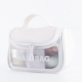 Necessaire de Viagem com Gancho Transparente WashBag Premium