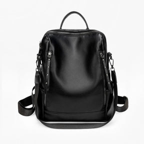Mochila Feminina Antifurto Impermeável em Couro 3 em 1 - Shiny Diary