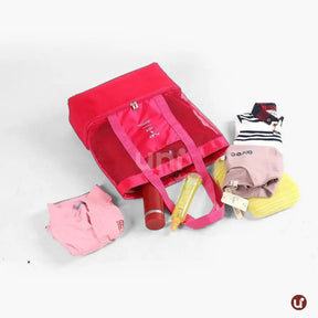 Bolsa de Praia Térmica 2 em 1 Uni Summer: Cooler Integrado & Anti-Areia