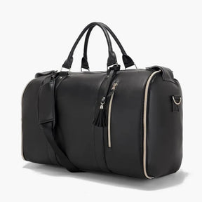 Mala de Mão Preta Espaçosa Dobrável 60L Roller JetSetFemme™