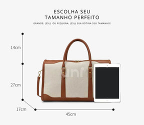 Bolsa de Lona Feminina Versátil com Alça de Ombro - Le Classique™