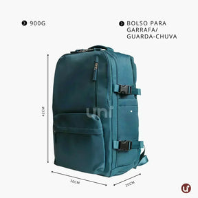 Mochila Expansiva 12 compartimentos - 29L Impermeável BellaJourney™ - uniescolhas