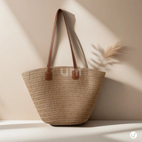 Bolsa de Praia com Zíper e Forro Interno – Espaçosa e Elegante
