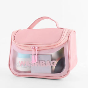 Necessaire de Viagem com Gancho Transparente WashBag Premium