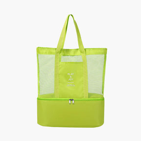 Bolsa de Praia Térmica 2 em 1 Uni Summer: Cooler Integrado & Anti-Areia