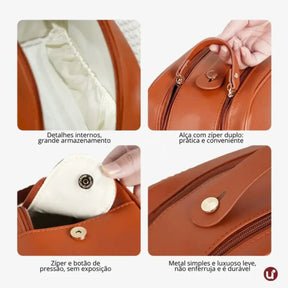 Kit Luxbag™ Trio de Nécessaires Premium – Organização & Estilo para Viagem