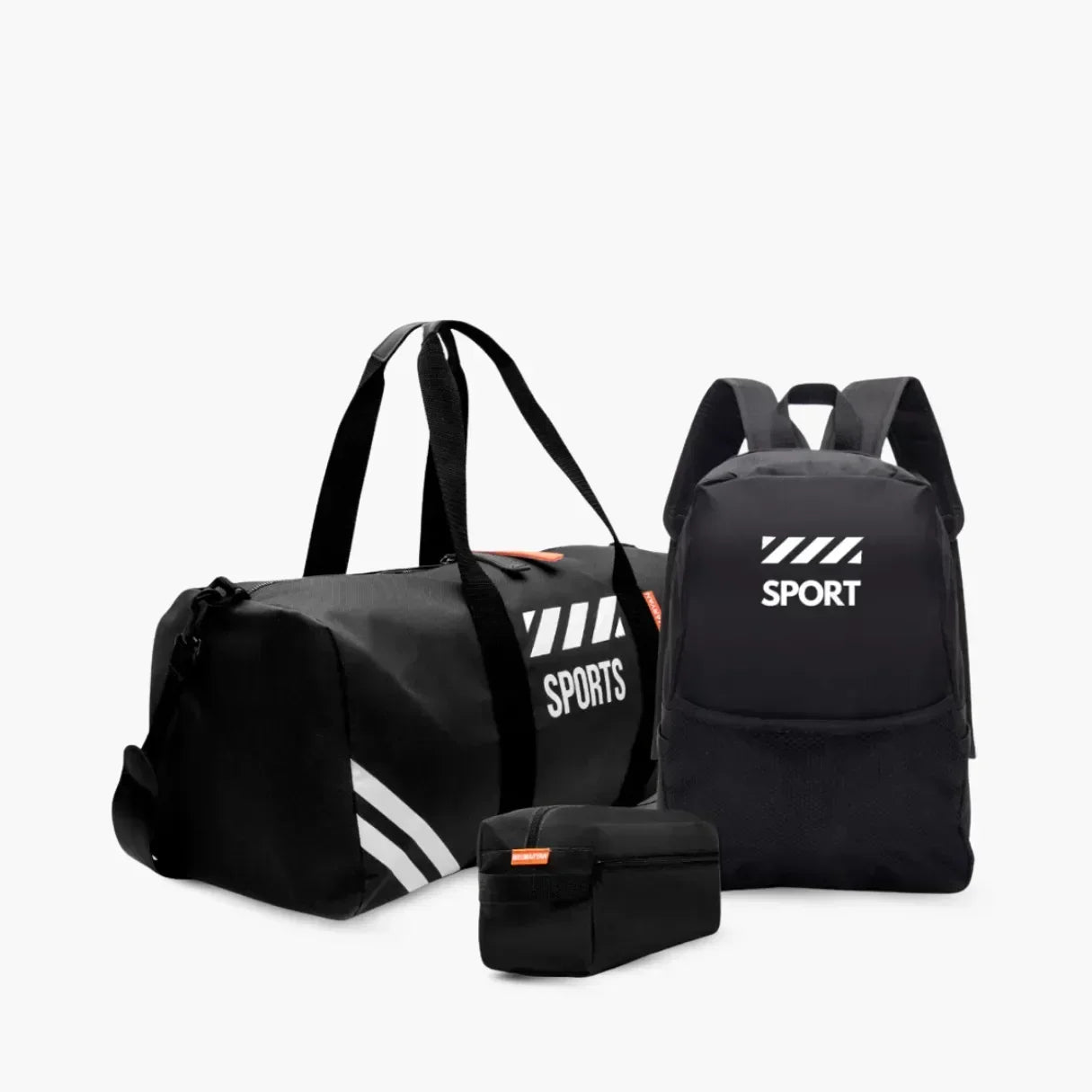 Kit Fitness 3 em 1: Bolsa Esportiva, Mochila e Necessaire Impermeável para Academia e Viagem - SportBags - uniescolhas