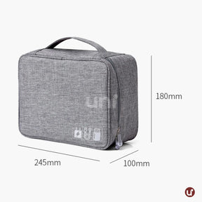Organizador de Cabos e Carregadores para Viagem Impermeável