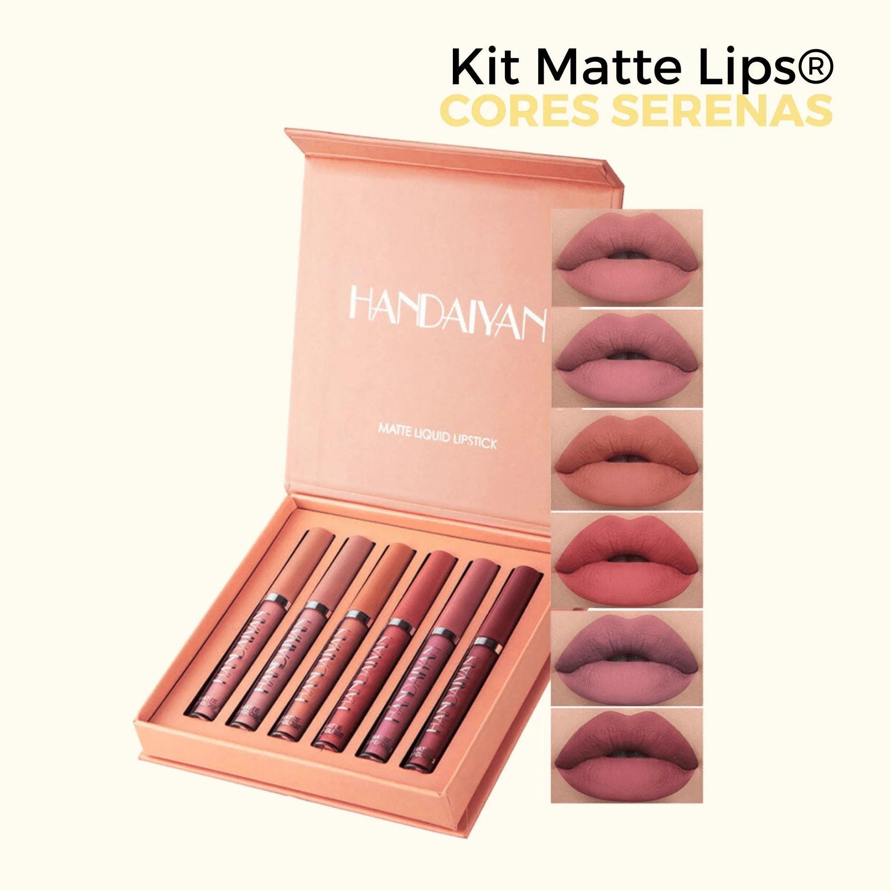 Kit Matte Lips® 16h De Duração (PAGUE 3 LEVE 6) - uniescolhas