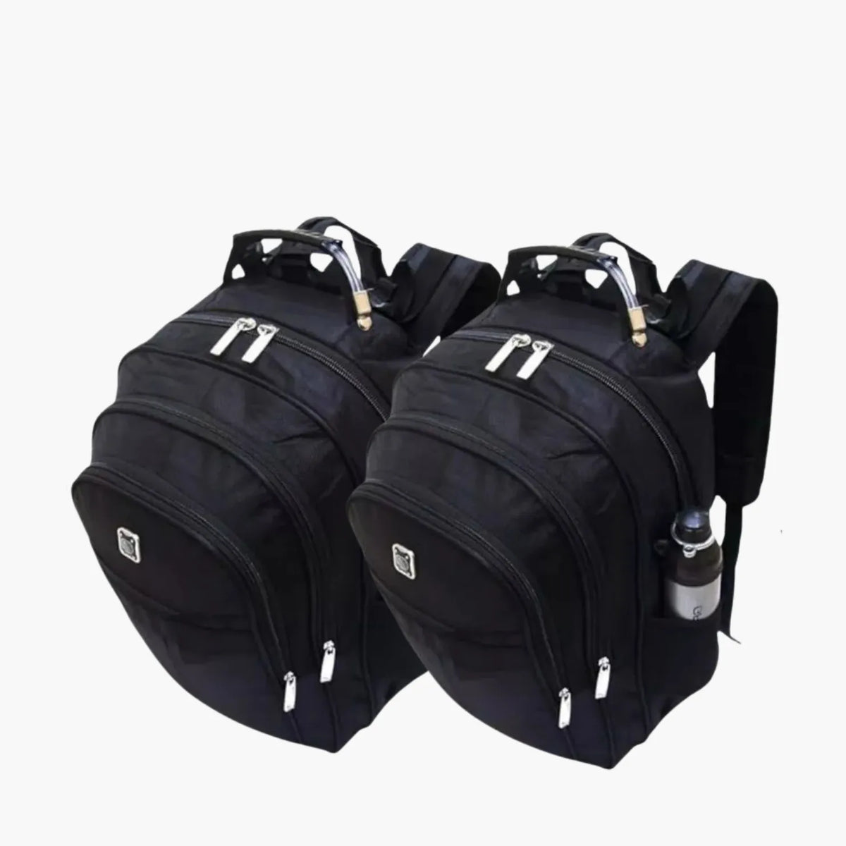 Kit 2 Mochilas Impermeável Reforçada Com Cabo e Compartimento para Notebook 15/16