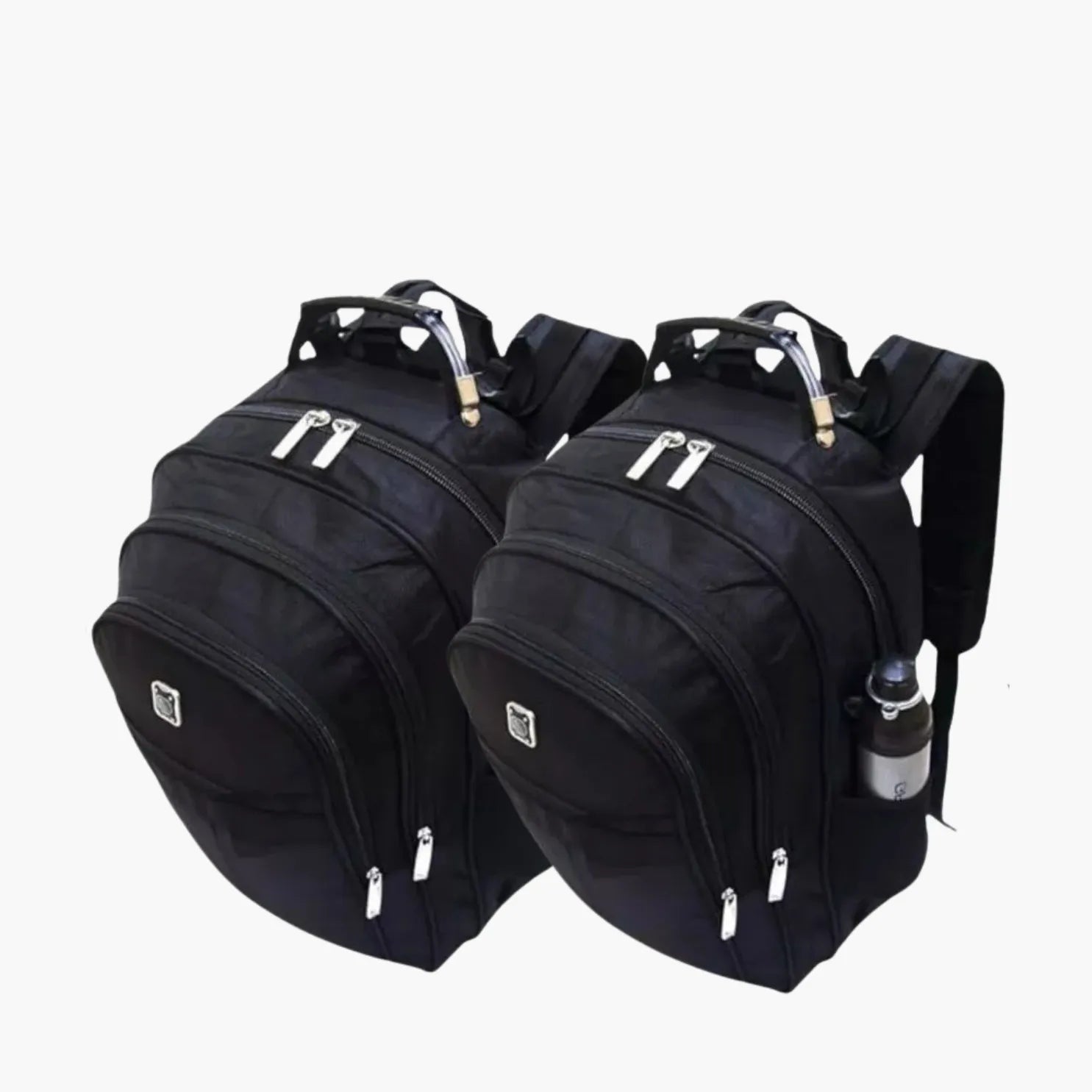 Kit 2 Mochilas Impermeável Reforçada Com Cabo e Compartimento para Notebook 15/16