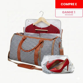 Mala de Bordo 10kg JetSetFemme™ - A Bolsa de Viagem Anti-Amasso