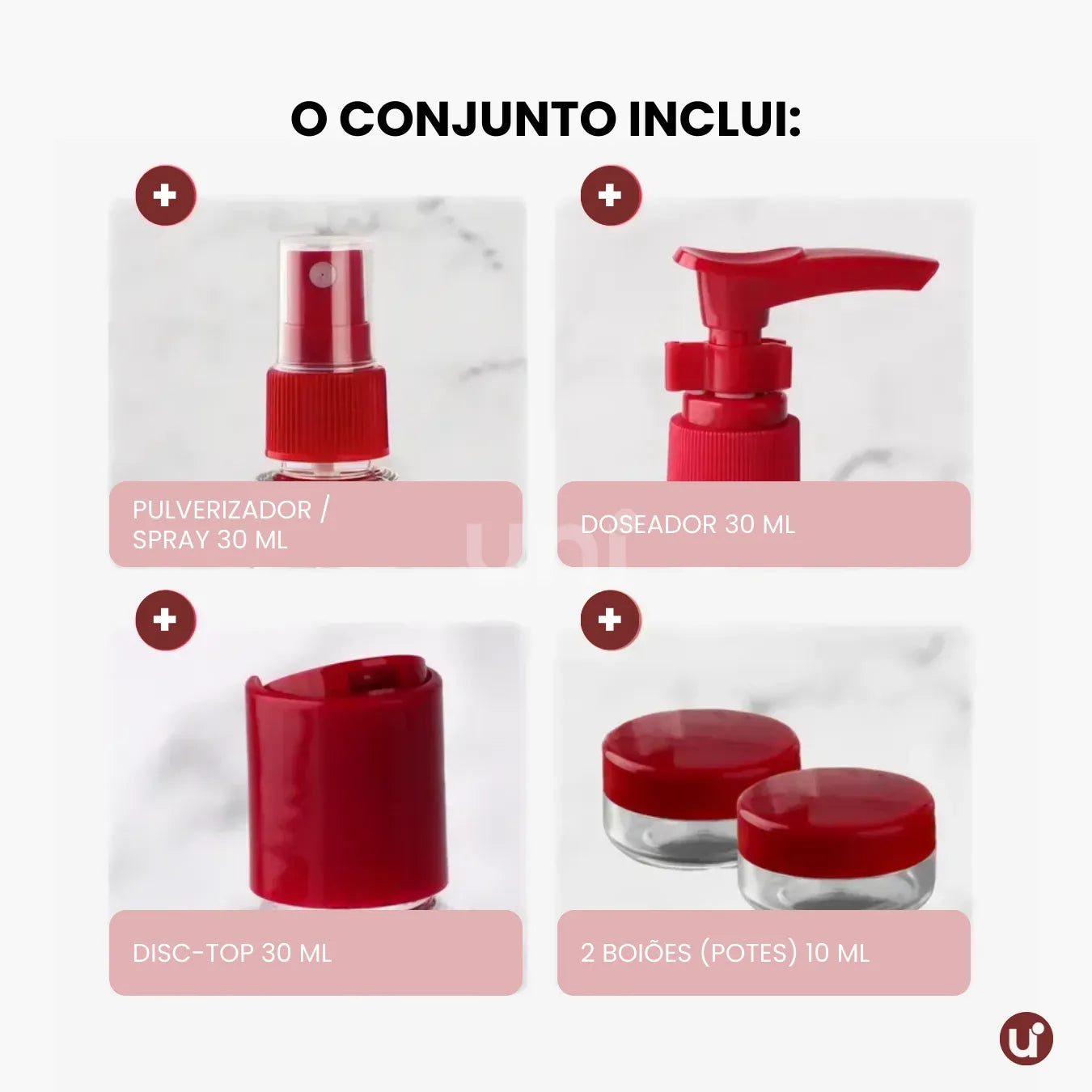 Kit Viagem 5 a 8 Peças Frascos Silicone Antivazamento + Necessaire