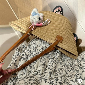 Bolsa de Praia com Zíper e Forro Interno – Espaçosa e Elegante