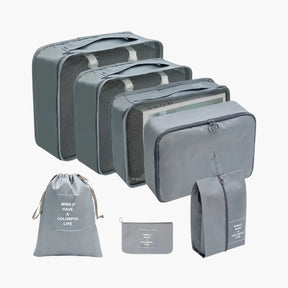 Conjunto Bolsas Organizadoras x8 Peças Impermeáveis VibePack™