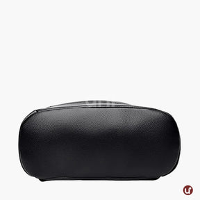 Mochila Feminina Antifurto Shiny Diary 2026 Couro Premium Impermeável 3 em 1