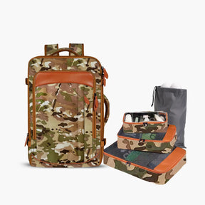 Mochila de Viagem 40L Expansível + 3 Necessaires Grátis