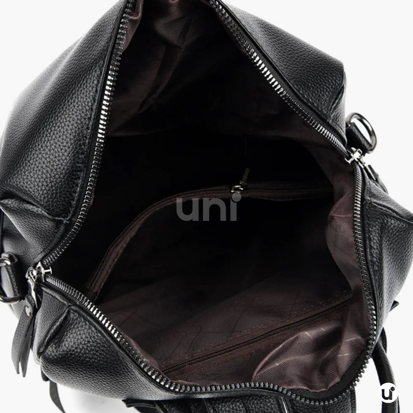 Mochila Feminina Antifurto Shiny Diary 2026 Couro Premium Impermeável 3 em 1