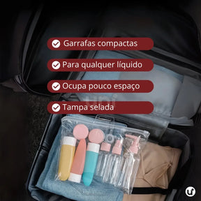 kit frascos viagem