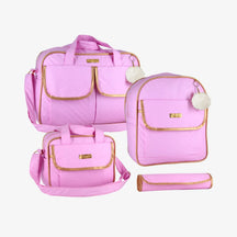 Kit Bolsa Maternidade Impermeável 4 em 1 com Mochila e Trocador – Unissex Kit Mommy