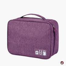 Organizador de Cabos e Carregadores para Viagem Impermeável