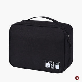 Organizador de Cabos e Carregadores para Viagem Impermeável