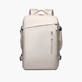 Mochila Bege Expansiva 40L Impermeável para Viagem TravelMax™