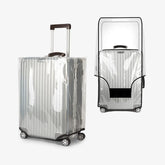 Capa Protetora Para Mala de Viagem Transparente PVC Cristal Resistente e Impermeável - uniescolhas
