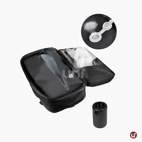 Mochila de Viagem a Vácuo Expansível 60L Mala de Bordo Impermeável