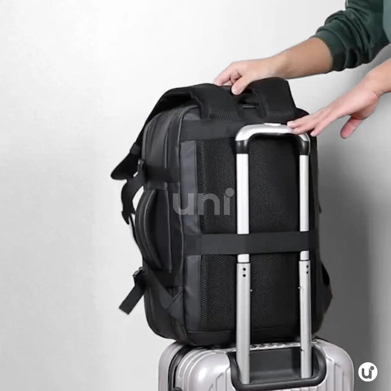 Mochila de Viagem a Vácuo Expansível 60L Mala de Bordo Impermeável