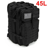 Mochila Tática Militar 45L, Sistema Modular MOLLE Tactical Titan™