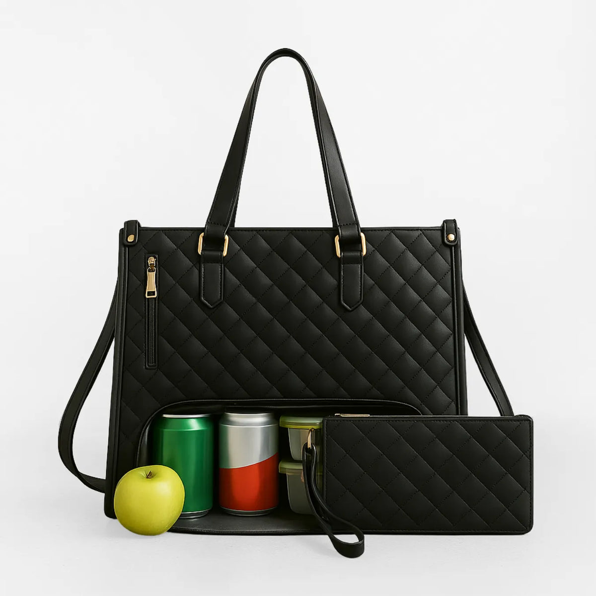Bolsa Tote Térmica para Laptop 15.6" 3 em 1 Feminina WorkChic™