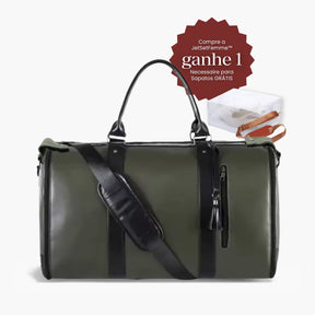 Mala de Mão Verde Espaçosa Dobrável 60L Roller JetSetFemme™