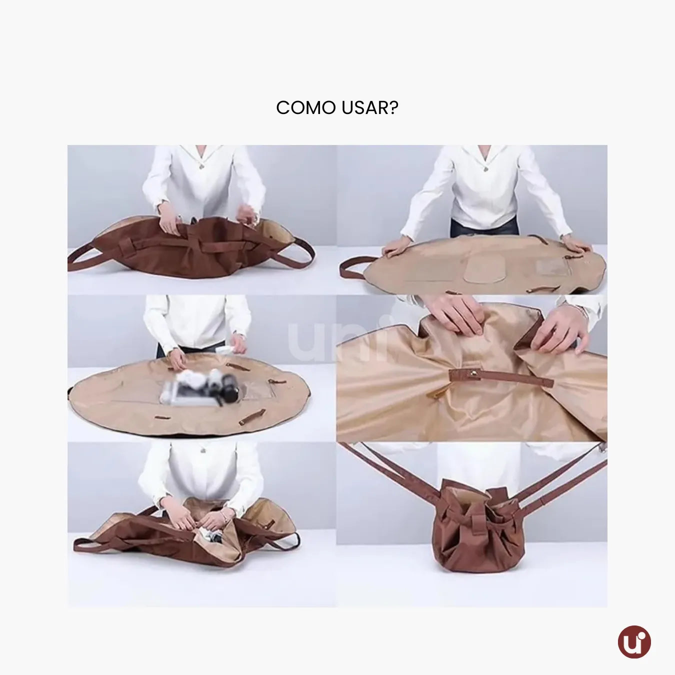 Bolsa Dobrável 2em1 Impermeável: Vira Manta de Praia, Viagem & Piquenique - TOTED®