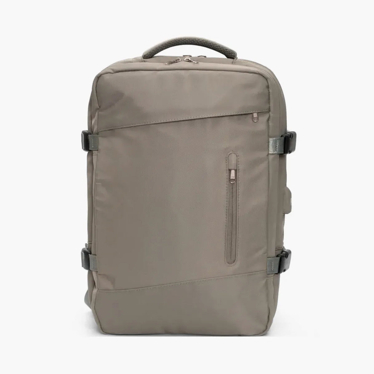 Mochila Marrom Expansiva 40L Impermeável para Viagem TravelMax™