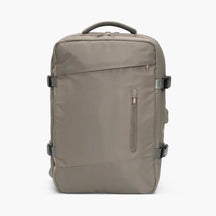 Mochila Marrom Expansiva 40L Impermeável para Viagem TravelMax™