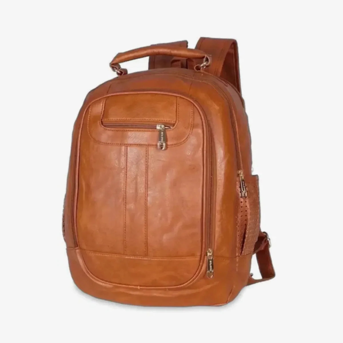 Mochila Feminina Couro Sintético Antifurto 15" Impermeável 20L – Trabalho & Faculdade - uniescolhas