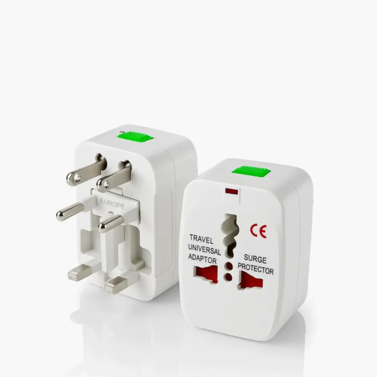 Adaptador Internacional Universal com Proteção Contra Surto, Bivolt e LED