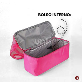 Bolsa de Praia Térmica 2 em 1 Uni Summer: Cooler Integrado & Anti-Areia
