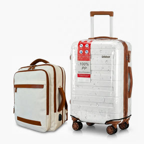 Kit Mala de Bordo 10kg e Mochila Siena™ com Capa Protetora