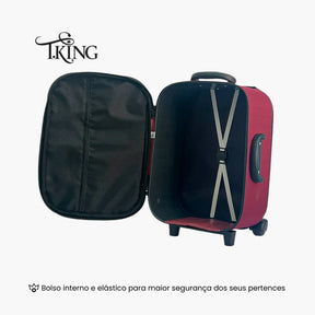 Mala de Bordo 10kg Padrão ANAC Leve e Resistente - T.King