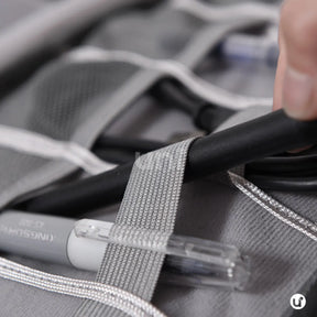 Organizador de Cabos e Carregadores para Viagem Impermeável