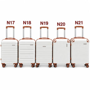 Kit Viagem NovaTech Ivoire — Mala de Bordo + Mochila Antifurto USB