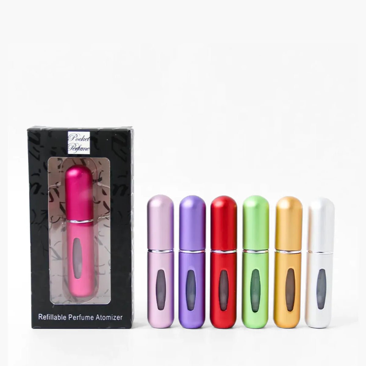 Kit 12 Mini Aromatizadores SprayLux™ – 5ml Portátil e à Prova de Vazamentos