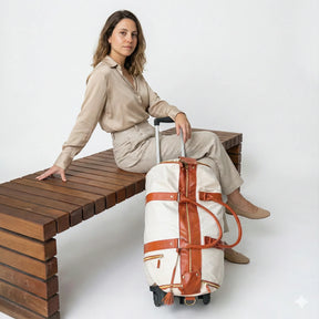 Mala de Bordo 10kg JetSetFemme™ - A Bolsa de Viagem Anti-Amasso